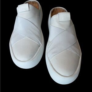 Unisex White Slip-On Sneakers